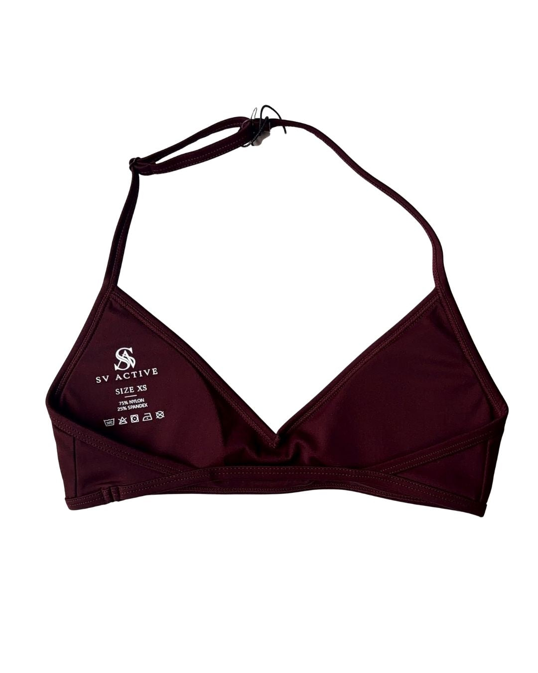 Minimal Halter Bra - "SV Logo"