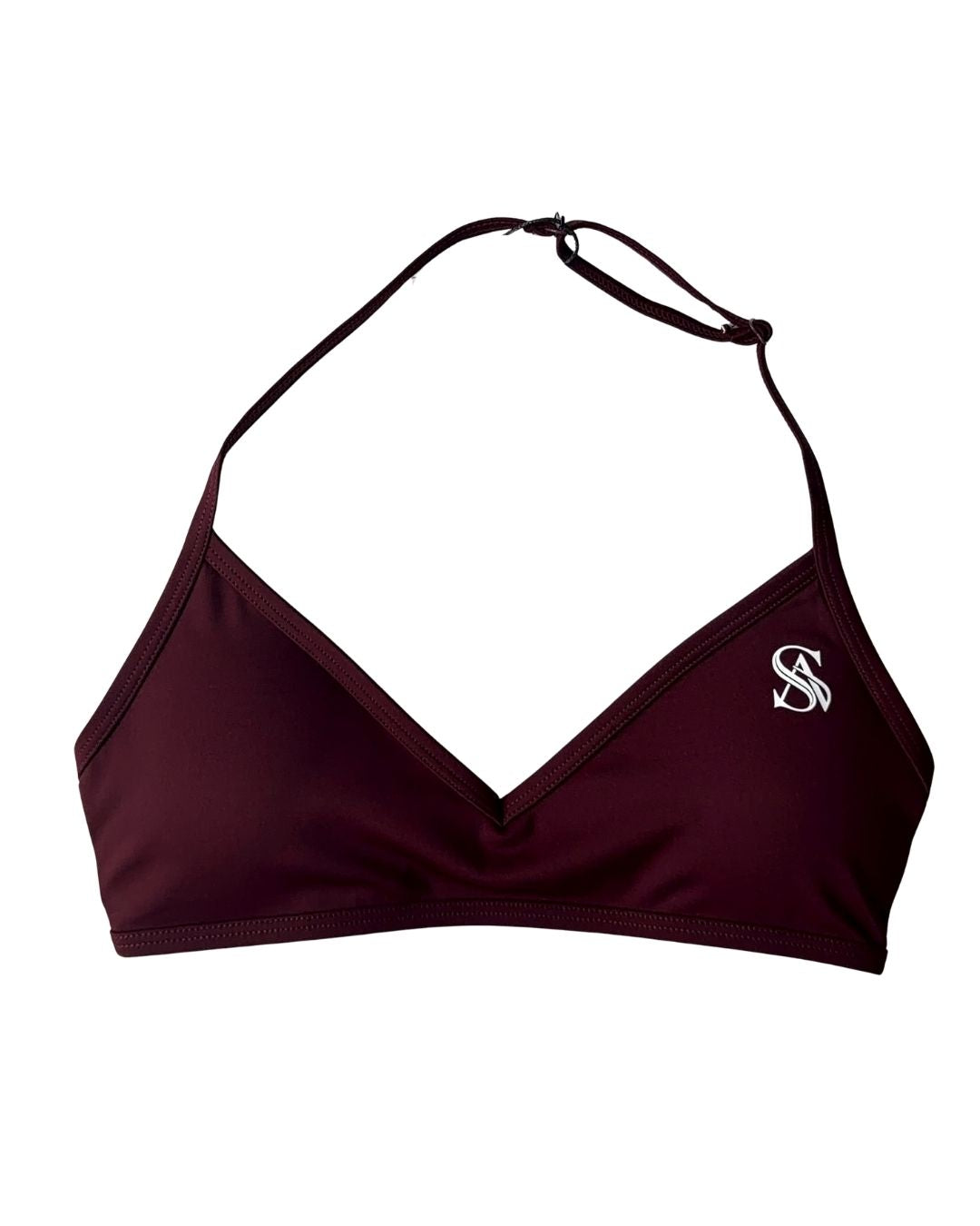 Minimal Halter Bra - "SV Logo"